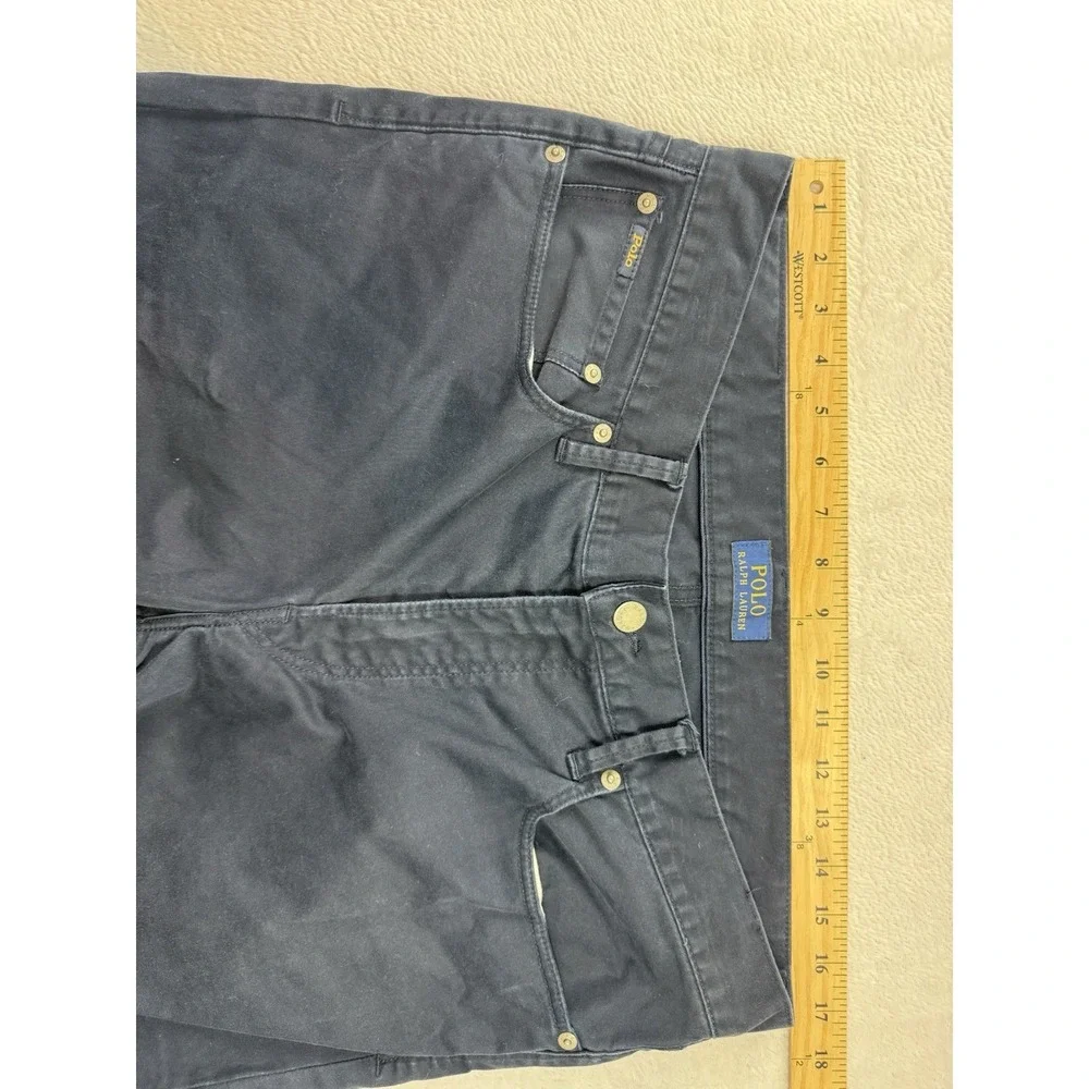 Polo Ralph Lauren Men's Stretch Cotton Chino Pants Straight Leg Blue 33x30